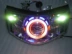 Ống kính Piaggio Robinson Piaggio Robinson 150-8 Mắt thiên thần Mắt quỷ Xenon Đèn pha mắt cá - Đèn HID xe máy