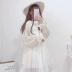 Mùa xuân và mùa hè phụ nữ mới sinh viên Hàn Quốc ren lỏng đèn lồng tay áo dài tay áo phần dài kem chống nắng áo sơ mi mỏng voan áo sơ mi