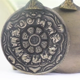Подлинная непальская чистая медь ручной работы в качестве старого подвесной кулонной кулоны Девять дворцовых сплетен карта двенадцать знаков зодиака
