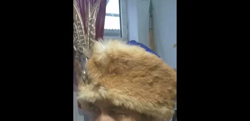 Польская шляпа кожи (версия кролика кожи)