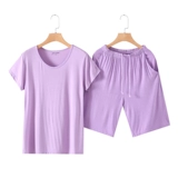 Тонкий комплект подходит для мужчин и женщин с круглым воротником, пижама, штаны, V-образный вырез, оверсайз, большой размер