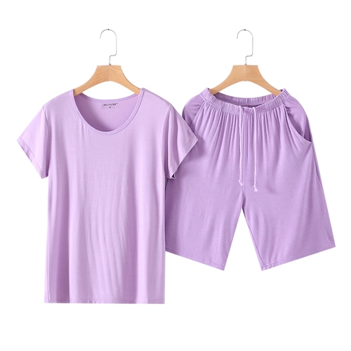 Тонкий комплект подходит для мужчин и женщин, пижама, штаны, круглый воротник, V-образный вырез, оверсайз, большой размер