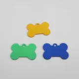 Индивидуальная идентификационная идентификация бренд собака, списки алюминиевая алюминиевая алюминиевая собачья костяная кость, бренд домашнего животного