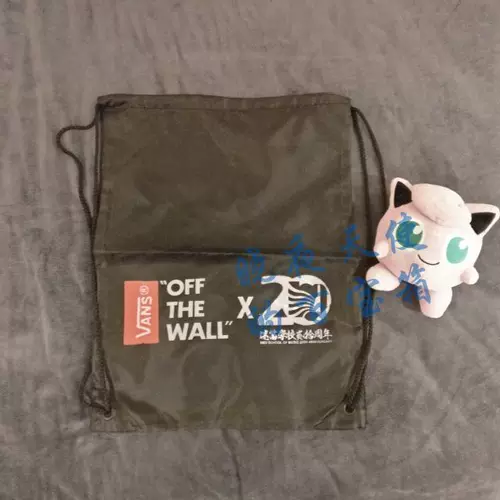 Vans, нейлоновая черная сумка для хранения, школьный памятный скейтборд, на шнурках