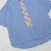 DAFA Institute Summer Hàn Quốc phiên bản của Đông Nhật Bản là một curl với cùng một đoạn màu xanh ngắn tay áo phụ nữ với cà vạt tie Áo sơ mi