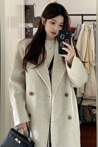Демисезонное шерстяное пальто, японская куртка, в корейском стиле, подходит для подростков, изысканный стиль, в британском стиле