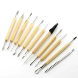 11 предложений искусства, скульптурные керамические инструменты, резная глиняная скульптура нож Радиум измельченная, мягкая керамика, грязевые пластиковые инструменты пополнения почвы