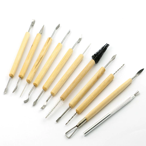 11 предложений искусства, скульптурные керамические инструменты, резная глиняная скульптура нож Радиум измельченная, мягкая керамика, грязевые пластиковые инструменты пополнения почвы