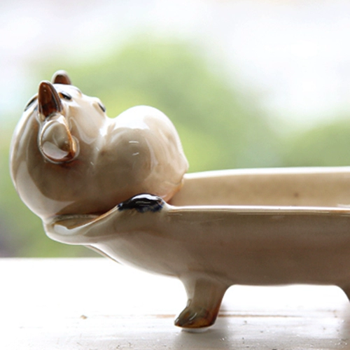 Керамическое мыло с животными, мыльница, трехмерная сушилка, система хранения