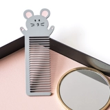 Мультяшная маленькая портативная антистатическая расческа, милая челка