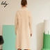 Lili lily2019 mùa thu hoa lily Lily áo len dài len áo len 119120B1310 - Cardigan áo khoác len nữ ngắn Cardigan