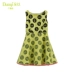 Hoa mùa hè ăn mặc new dress dot letter in ấn organza váy eo Một từ váy 31YX83546 đầm xòe cao cấp A-Line Váy