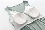 Ночная майка топ для кормящих грудью, пижама, послеродовой бондаж для беременных, летнее нижнее белье, бюстгалтер, с лямками