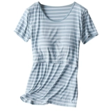 Летняя пижама для кормящих грудью для выхода на улицу, жакет для беременных, послеродовая футболка с коротким рукавом