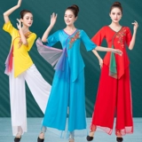 Этнический костюм, летний танцующий комплект для пожилых людей, этнический стиль, для среднего возраста