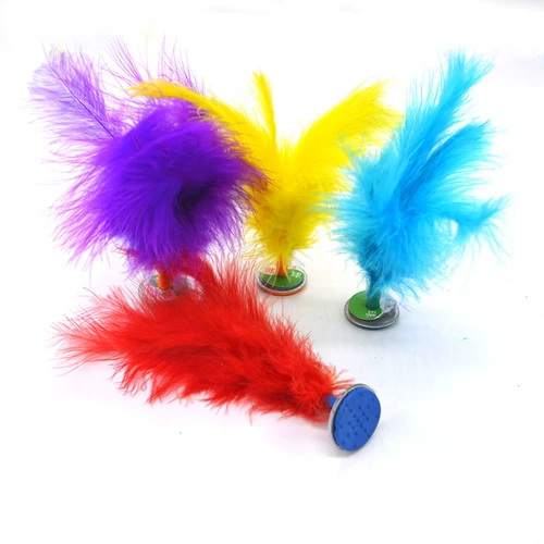 Цветные куриные перья, цветы, сверчки, натуральные игрушки с перьями оптом