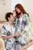 Couple áo ngủ mùa hè ngắn tay lụa mỏng áo choàng tắm sexy nam giới và phụ nữ dây đeo nightdress hai mảnh phù hợp với dịch vụ nhà