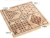 Đầu lớn kết hợp chiến lược cờ vua năm-in-one đa chức năng câu đố cờ vua đồ chơi trẻ em bằng gỗ checkers bảng trò chơi