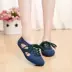 Mùa hè và mùa thu nữ nhựa Hàn Quốc nhựa phẳng dây đeo dưới Bao Đầu thể thao giản dị chạy bãi biển thấp để giúp duy nhất giày không thấm nước