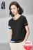 [66 nhân dân tệ mới] Fan Ximan mùa hè áo len áo len đầu lỏng quanh cổ thường T-Shirt nữ ngắn tay phần mỏng áo khoác cardigan nữ Đan Cardigan