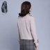 [158 nhân dân tệ] Vatican nho thanh toán bù trừ áo len ngắn mới của Hàn Quốc phiên bản của người đàn ông nhỏ hoang dã Nizi áo khoác nữ áo măng tô nữ dáng dài Áo khoác ngắn