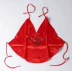 Sexy phong cách cổ xưa phụ nữ gợi cảm bụng bầu có thể điều chỉnh kích thước đồ lót người lớn nóng show retro đỏ sinh năm - Bellyband