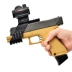 Súng bắn nước Glock G18 súng điện đồ chơi trẻ em có thể tự động quay trở lại súng lục Glock IJia sỉ đồ chơi trẻ em Súng đồ chơi trẻ em