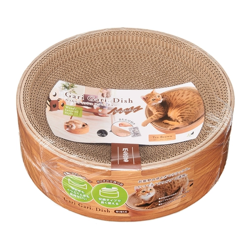 Япония MJU может быть заменена на внутреннюю сердечную гофрированную гофрированную бумажную бумагу, захватывающую гнездо кошачья кровать, представленная деревянная розовая порошка гаригари блюдо