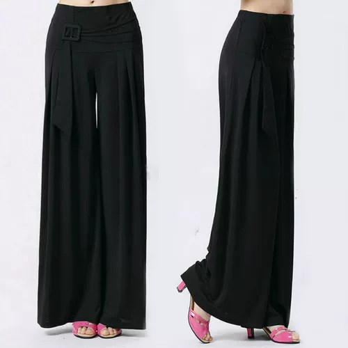 Новый национальный стандартный танец, современные танцы с широкими брюками с длинными брюками Хрустальная конопля, большой женский танец взрослые квадратные танце