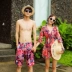 Cặp đôi đồ bơi nữ ba mảnh che bụng thon gọn Hàn Quốc suối nước nóng nhỏ bikini bikini quần phù hợp với cặp đôi - Vài đồ bơi đồ đôi nam nữ đi biển Vài đồ bơi