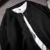 Người béo mùa xuân mô hình dứa màu rắn cardigan áo len nam cộng với chất béo kích thước lớn áo len giản dị áo Hàn Quốc phiên bản của tự trồng trọt Cardigan