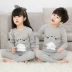 Bộ đồ lót trẻ em cotton ấm mùa thu quần áo cho bé mùa thu và mùa đông đồ lót bó sát bé trai bé gái 2-3 tuổi