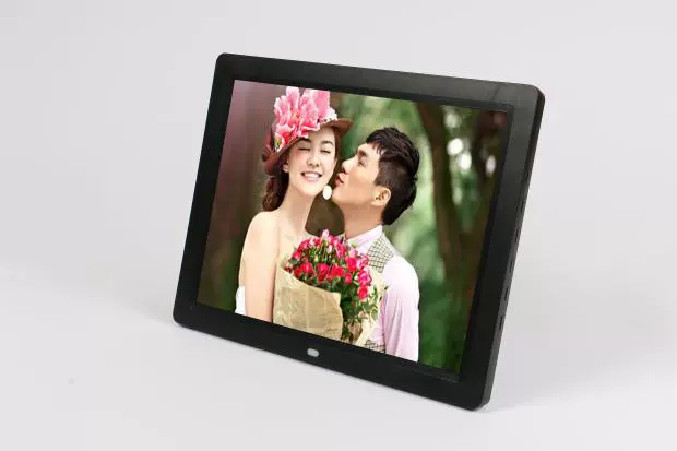 Siêu mỏng hẹp-side 12-inch độ nét cao khung ảnh kỹ thuật số điện tử album ảnh máy quảng cáo video player hỗ trợ 1080 p