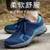 Labor protection shoes for men in summer breathable fly weave deodorant lightweight steel toe cap anti-smash anti-puncture safety work shoes comfortable 