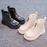 Martens, детские ботинки, демисезонные флисовые зимние короткие сапоги