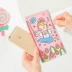 Túi đựng thẻ dễ thương mini của phụ nữ Hàn Quốc Dễ thương nhiều thẻ ID gói dây kéo siêu mỏng dung lượng lớn thẻ kinh doanh chủ thẻ