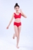 2019 SpongeBob Nữ Đồ lót màu đỏ Cô gái Thời kỳ phát triển Vest Bra Quần Set Big Child Teen 12 tuổi quần chip ren Bộ đồ lót