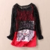 Màn hình ren hai mảnh của cô gái Zhongda Y-shirt + Yếm trong C185 shop quần áo trẻ em Áo thun