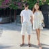 Đồ bơi cho các cặp đôi Hàn Quốc Mặc nước hoa nhỏ Bộ bikini ba mảnh Kỳ nghỉ bên bờ biển Đồ bơi bằng vải voan