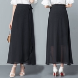 Длинная юбка, танцующее современное шифоновое пляжное платье