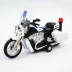 Mô hình xe máy hợp kim trẻ em đồ chơi giao thông chỉ huy cảnh sát xe máy âm thanh và phiên bản ánh sáng hợp kim mô hình trở lại - Chế độ tĩnh