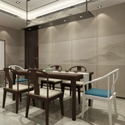 Dương rắn gỗ mới Trung Quốc vuông bàn ăn và ghế kết hợp đồ nội thất nhà hàng với sừng ghế tùy chọn tùy chỉnh
