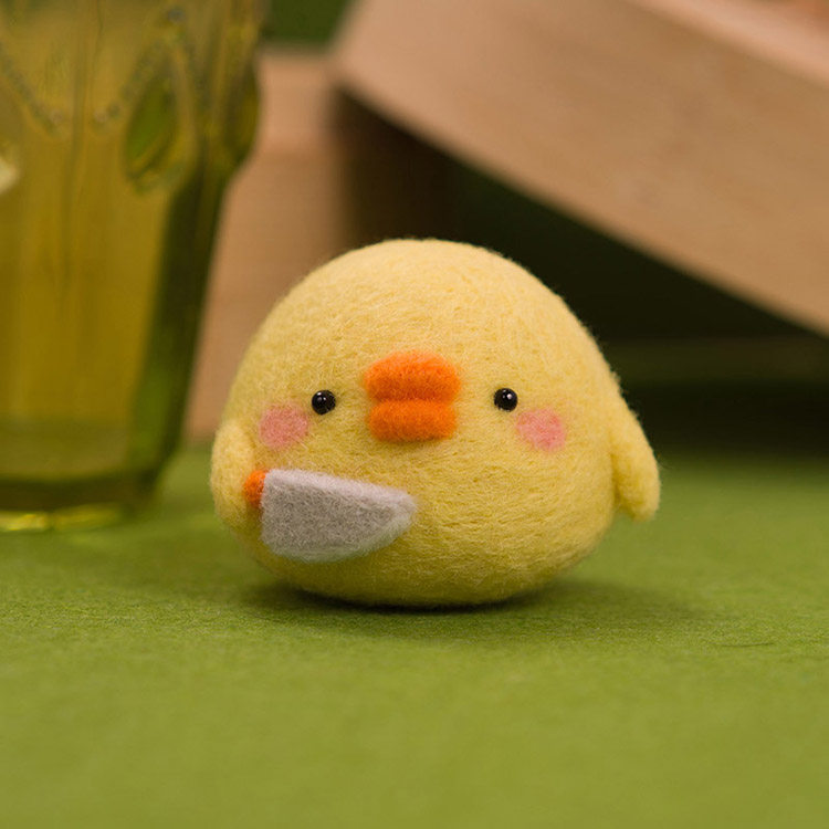 biabia羊毛毡戳戳乐diy材料包小鸡(热品库)