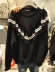 2018 mùa thu và mùa đông mới Hàn Quốc phiên bản của gỗ khảm tai trùm đầu áo len lỏng áo giản dị áo của phụ nữ thủy triều áo nữ đẹp Áo len