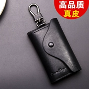 Da túi chìa khóa nam đa chức năng eo treo công suất lớn túi chìa khóa da chìa khóa xe túi nữ thực tế đơn giản mini