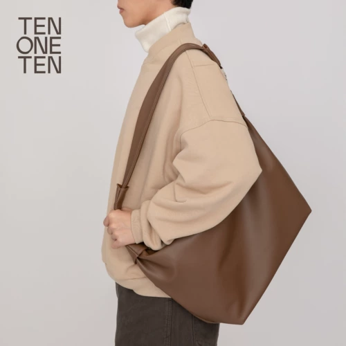 Десять ОДИН ДЕСЯТЬ/Тянь ВЕНДИАНСКИЙ ПРАКТИЧЕСКИЙ Ультра -Биг Коричневый Плековой Плековой Крест -Тело, удерживающее компьютерное пост джиали, мешок для пеленки