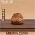 Tre gốc nồi bìa của nhãn hiệu Zizhu Lễ Hội bìa tre giữ cốc nồi cát màu tím bìa nồi sắt bộ trà lễ trà zero trận đấu Trà sứ