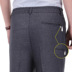 Xia mỏng trung niên của nam giới thường quần không-sắt quần cũ nam vành đai đàn hồi quần quần cao eo squat lỏng Quần