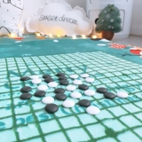 Зимняя игра Самолетные шахматы, большой ковер для гостиной, детский игровой коврик для ползания, увеличенная толщина, семейный стиль