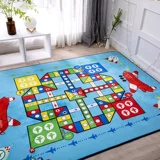 Детская игра Самолетные шахматы, интерактивный игровой коврик, детский складной ковер для гостиной для спальни для ползания, для детей и родителей, увеличенная толщина